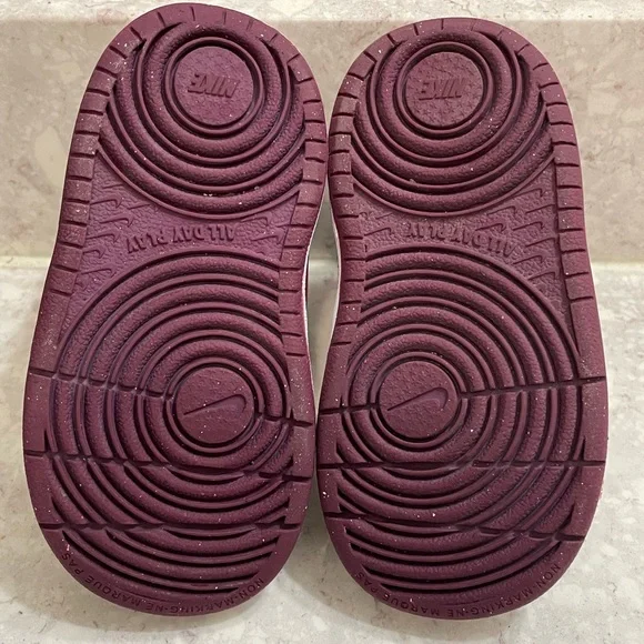 Nike Toddler Kids Court Borough Mid 2 Shoes - Picture 6 of 6